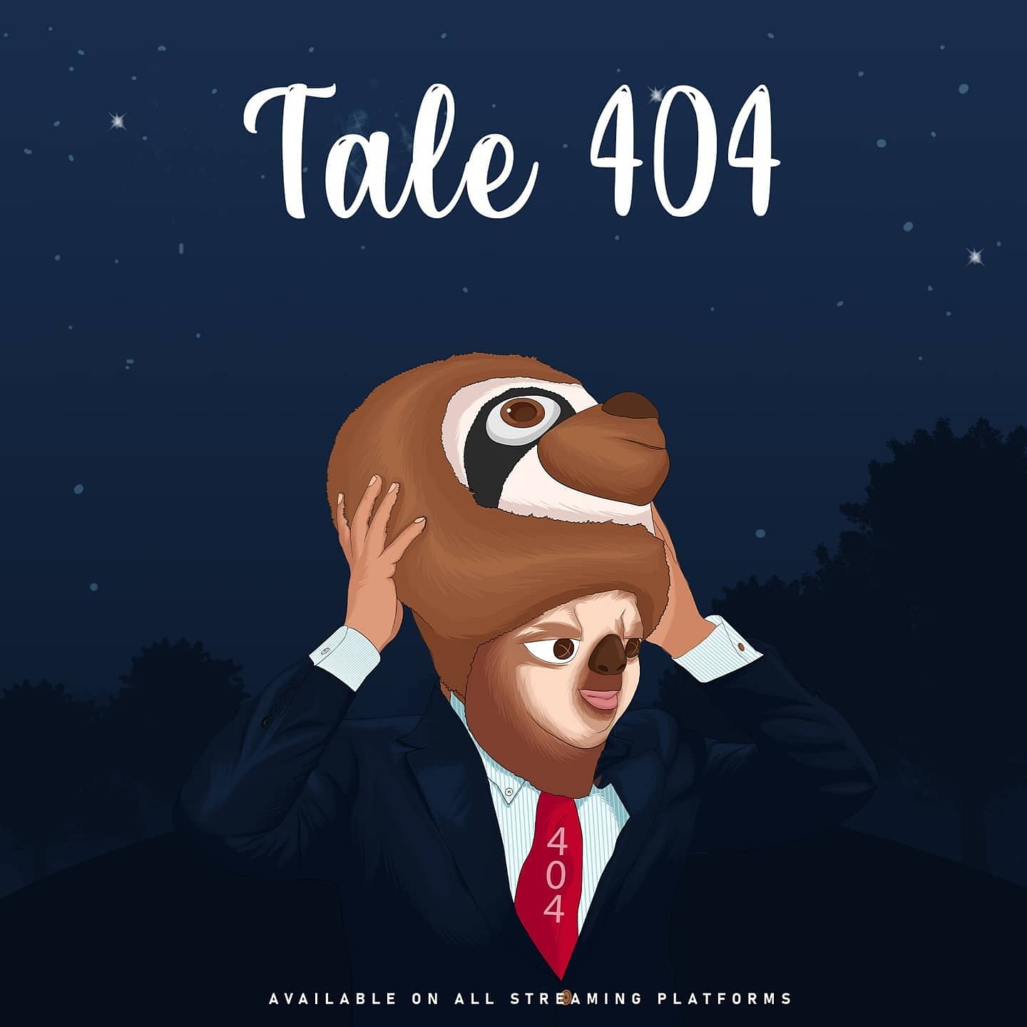 Tale404 artwork with a masked figure and the title Tale404