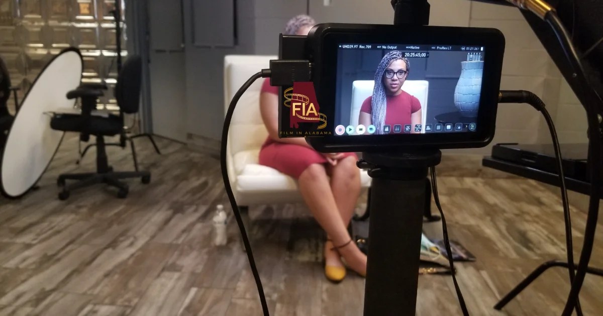 FilmInAlabama artwork presenting Alabama as an indie filmmaking destination
